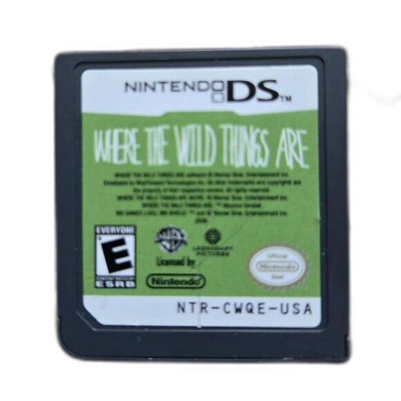 Where the Wild Things Are Nintendo DS 3DS Game (Cartridge Only) Tested - Picture 1 of 2